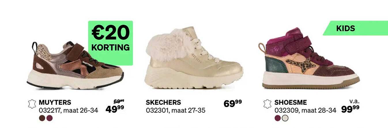 MUYTERS 032217, maat 26-34 €20 korting