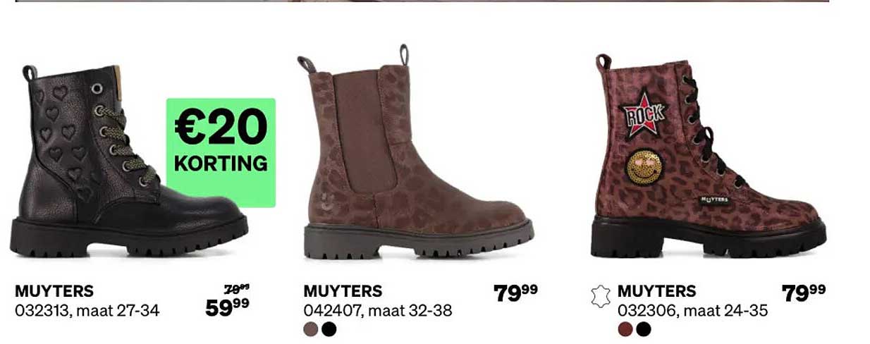 MUYTERS 032313, maat 27-34 €20 KORTING