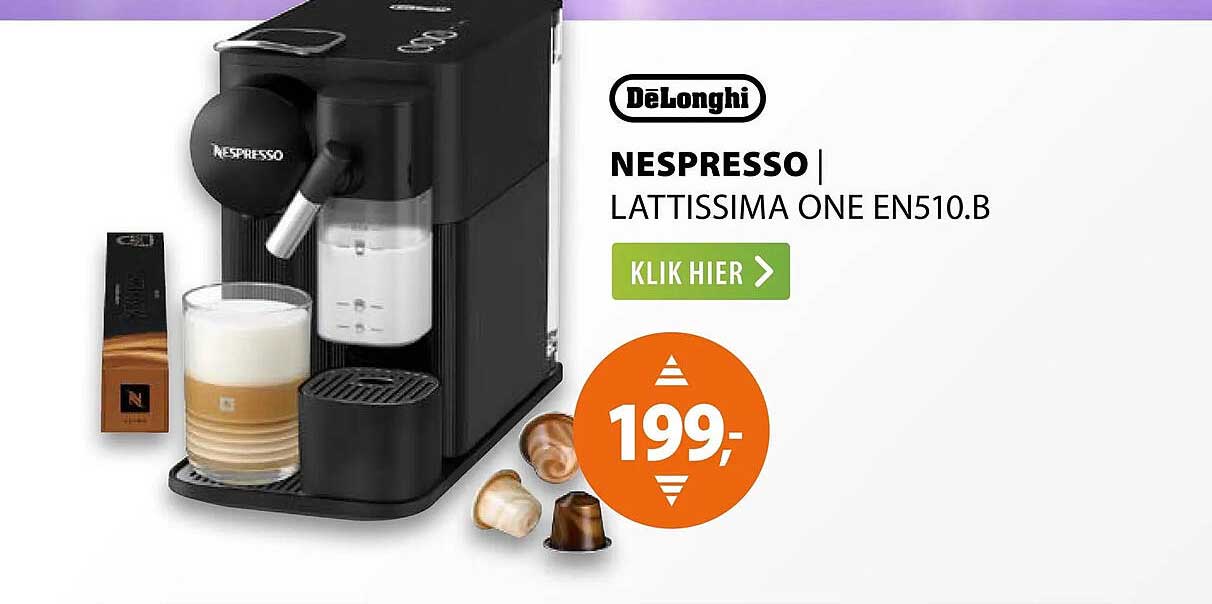 Nespresso Lattissima One EN510.B