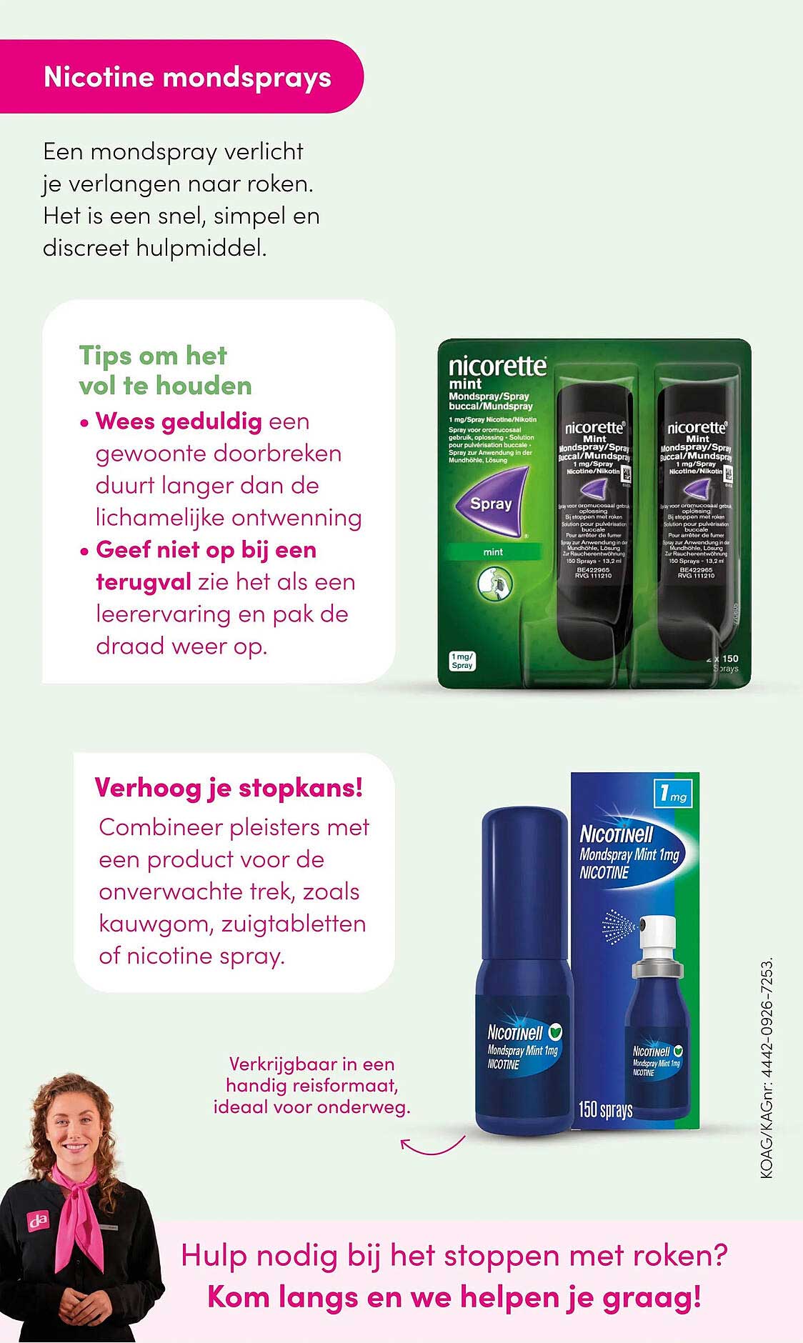 Nicotine mondsprays