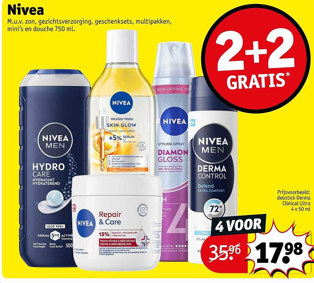 Nivea 2+2 gratis