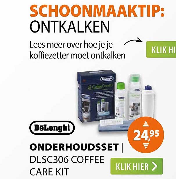 ONDERHOUDSSET | DLCS306 COFFEE CARE KIT