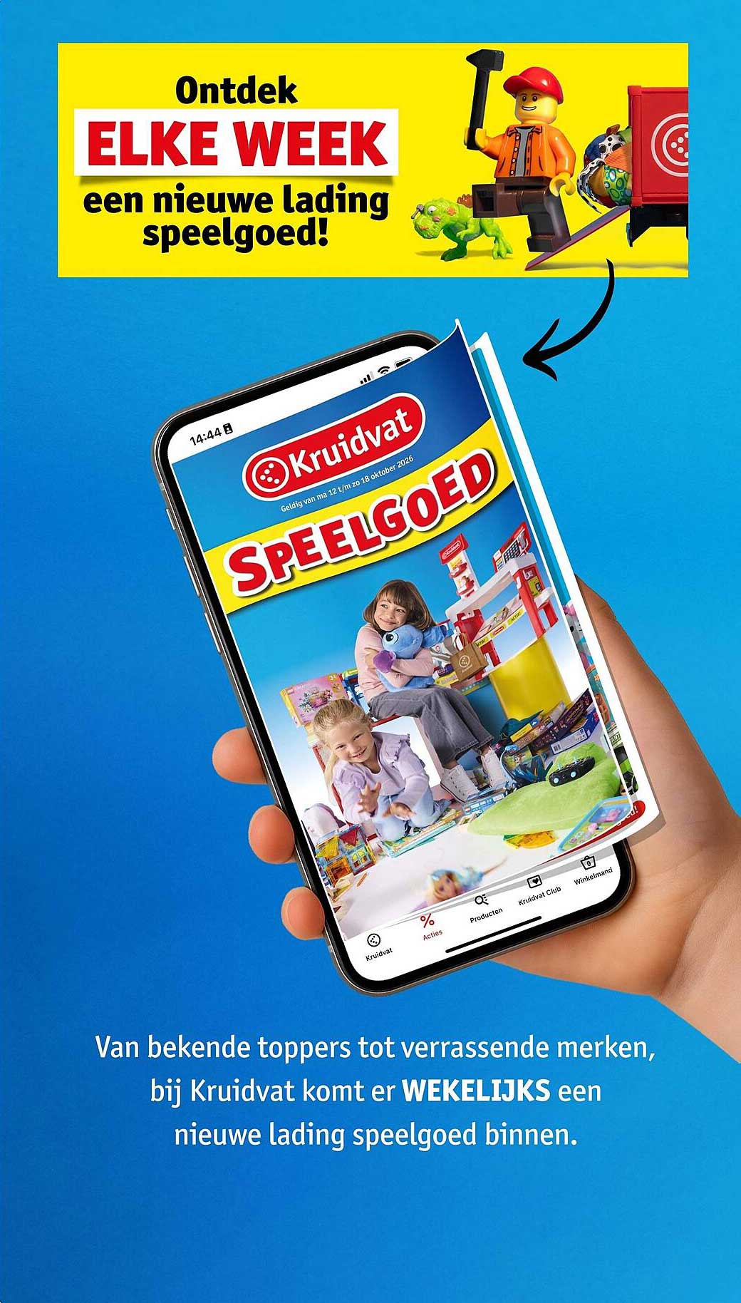 Ontdek ELKE WEEK een nieuwe lading speelgoed!