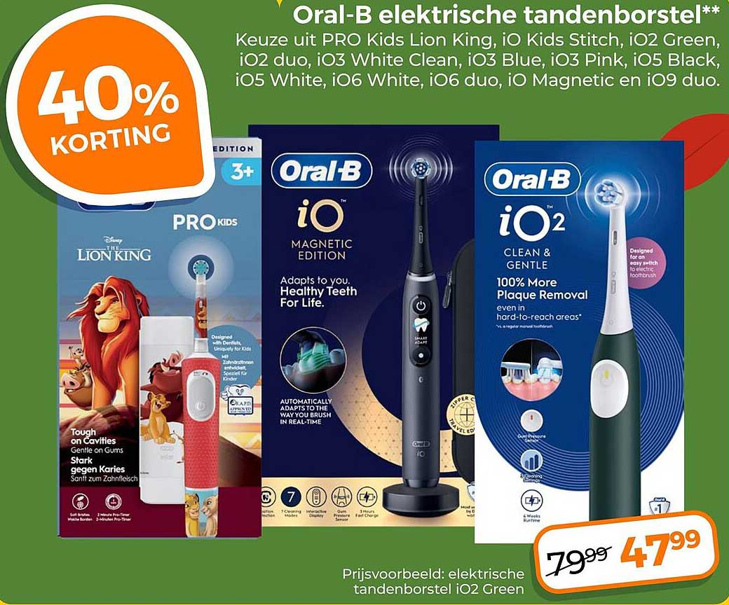 Oral-B elektrische tandenborstel**