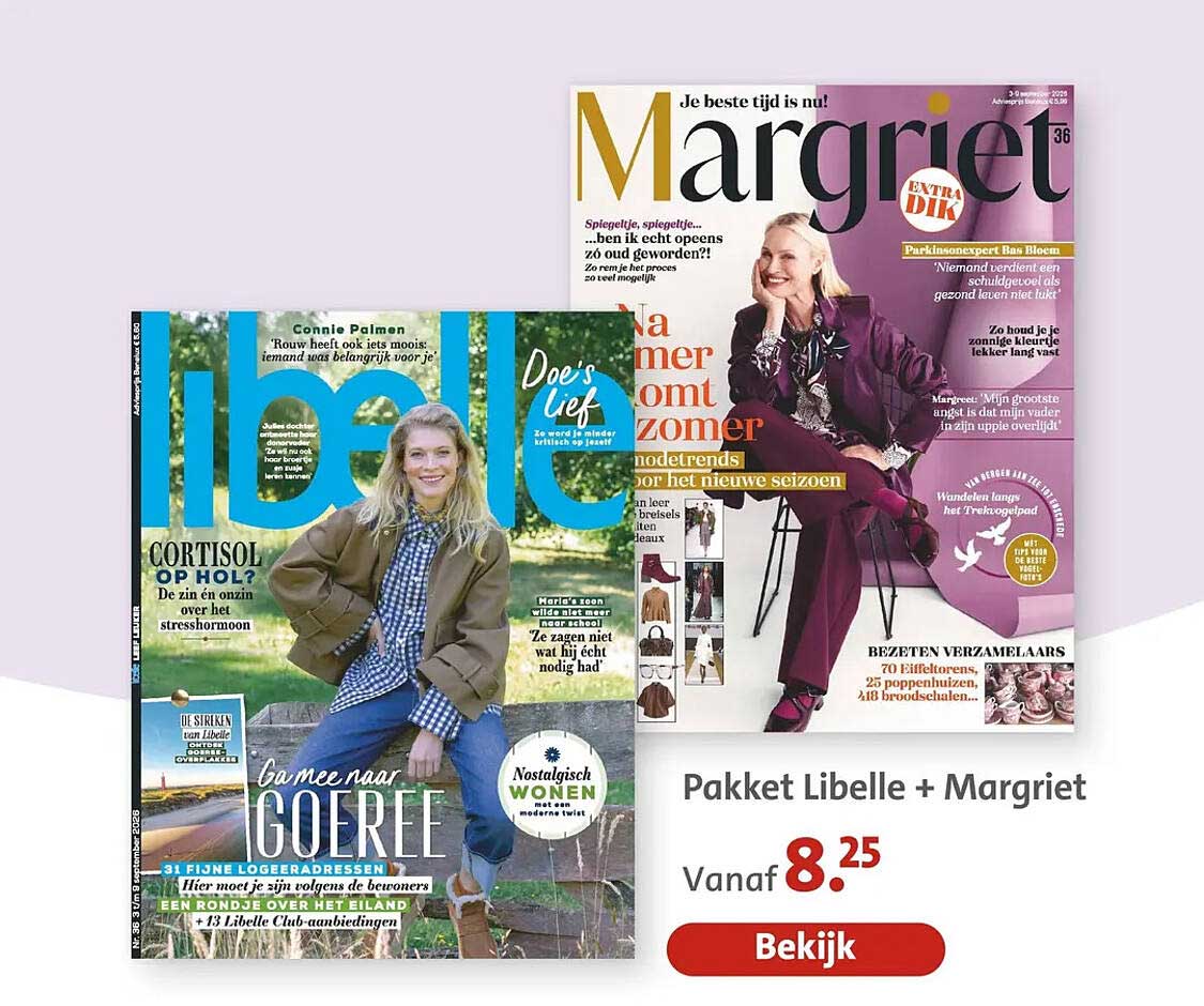Pakket Libelle + Margriet