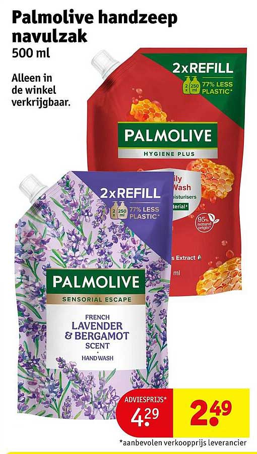 Palmolive handzeep navulzak 500 ml
