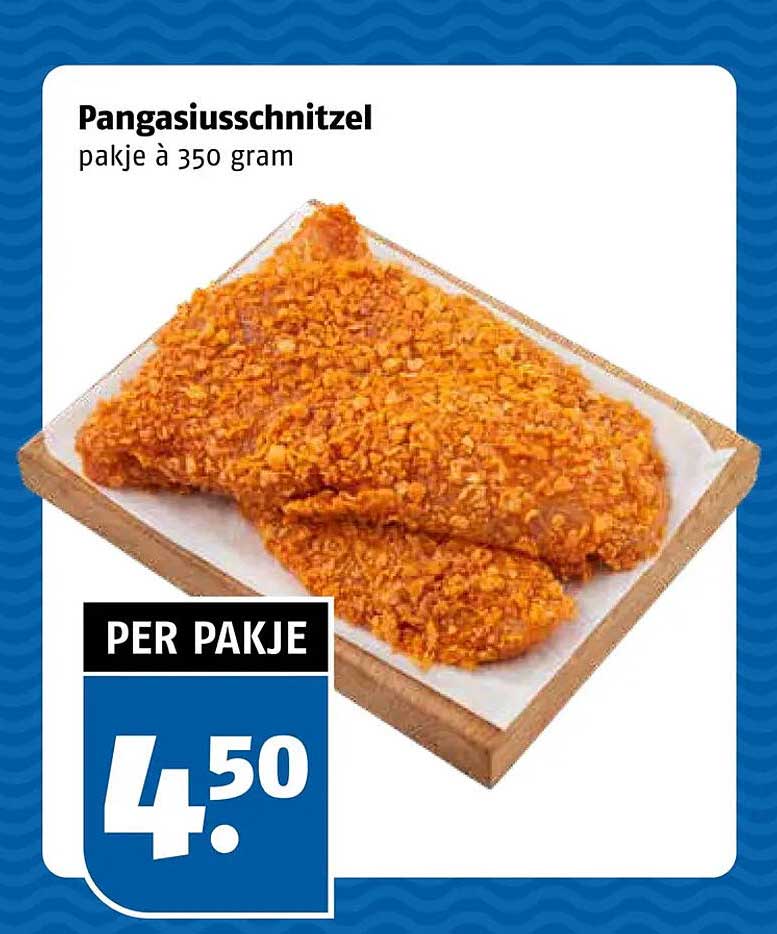Pangasiusschnitzel pakje à 350 gram