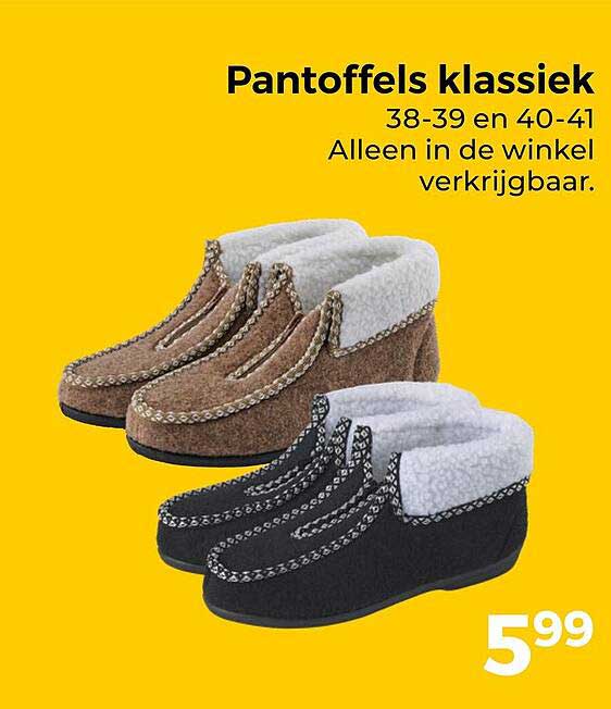 Pantoffels klassiek
