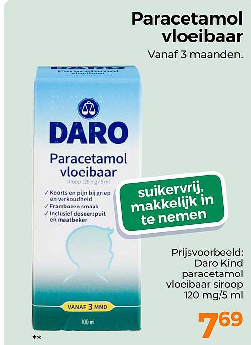 Paracetamol vloeibaar