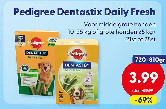 Pedigree Dentastix Daily Fresh