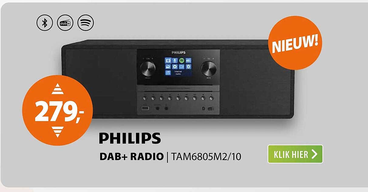 PHILIPS DAB+ RADIO | TAM6805M2/10