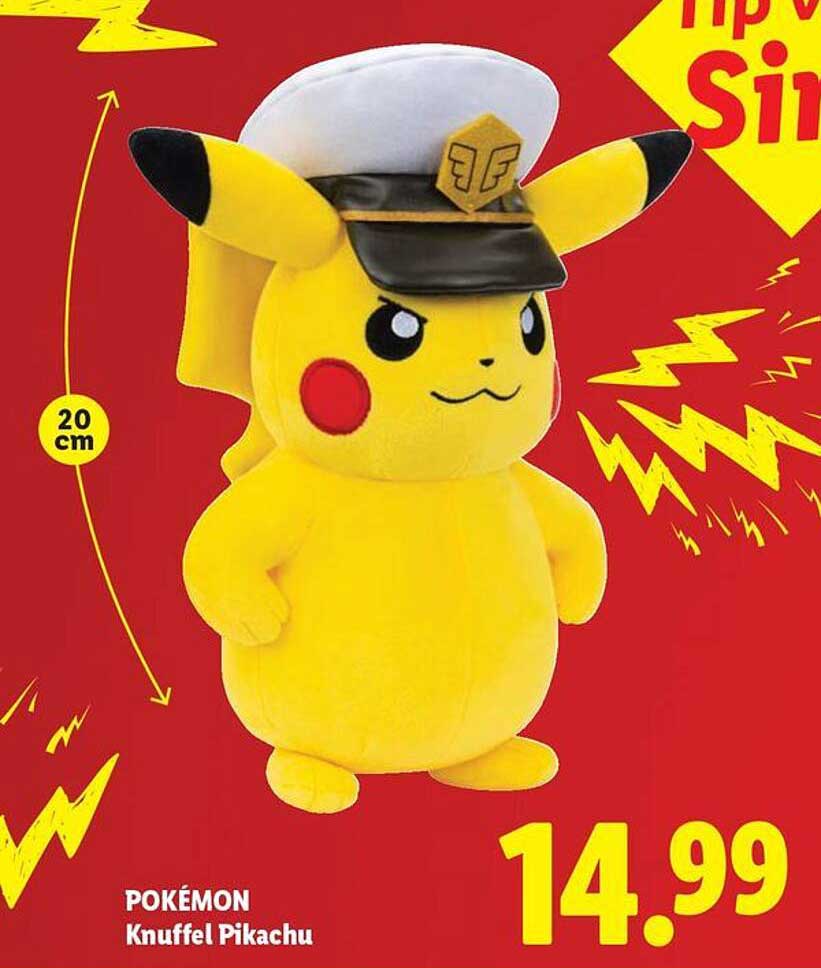 POKÉMON Knuffel Pikachu