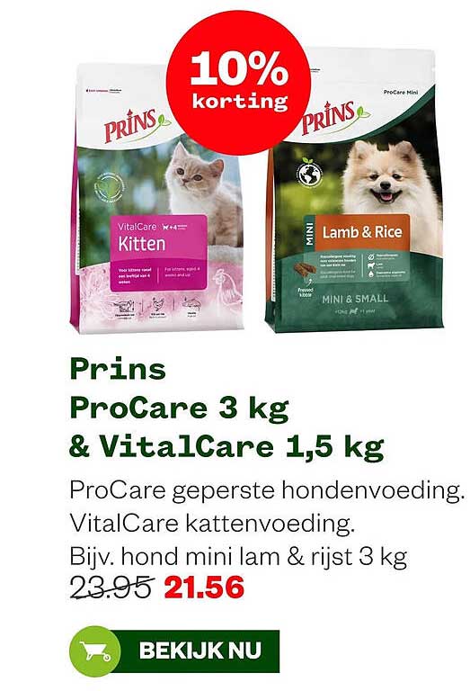Prins ProCare 3 kg & VitalCare 1,5 kg
