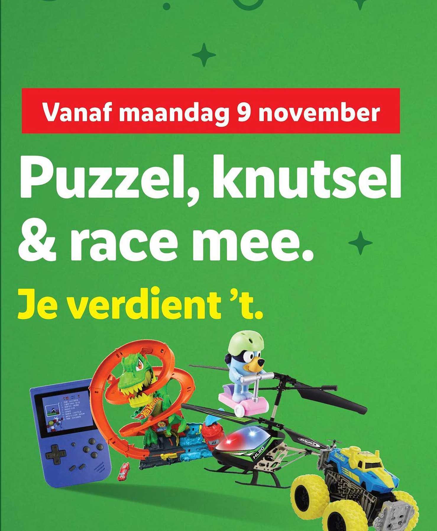 Puzzel, knutsel & race mee.