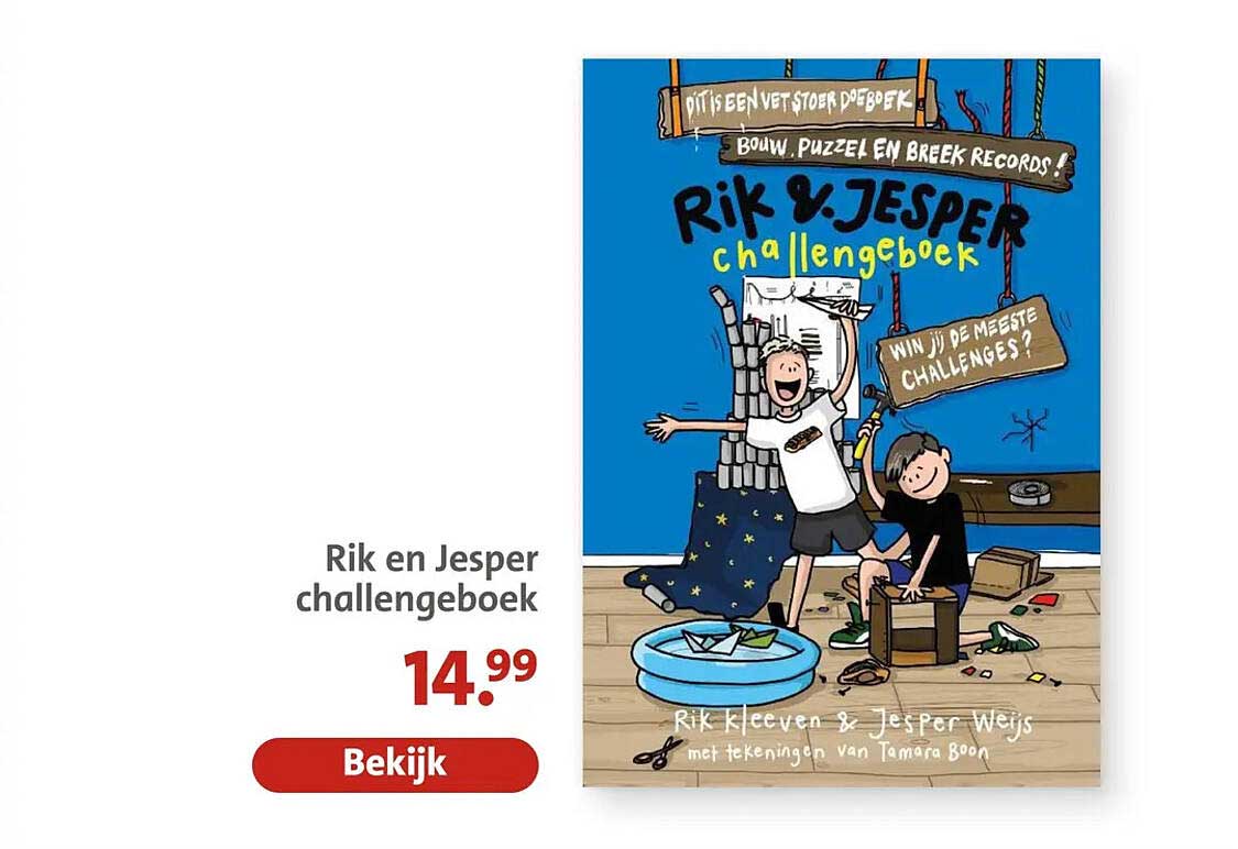 Rik en Jesper challengeboek