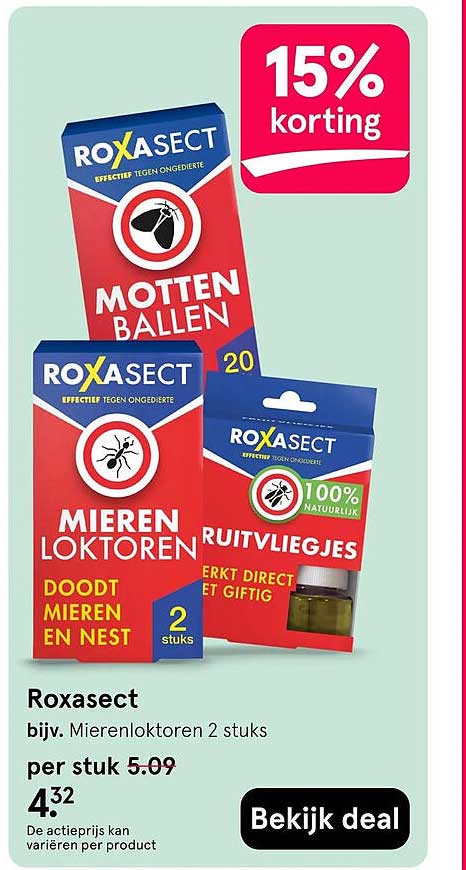 Roxasect bijv. Mierenloktoren 2 stuks 15% korting