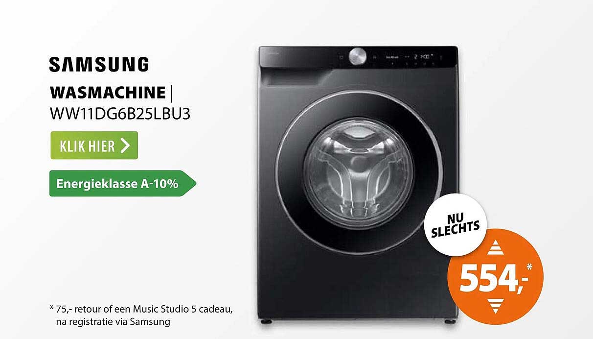 SAMSUNG WASMACHINE WW11DG6B25LBU3