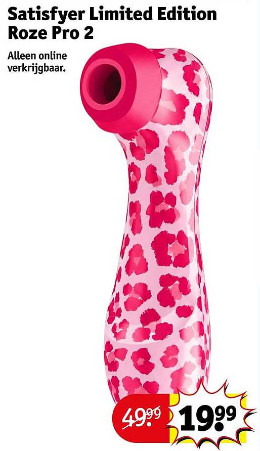 Satisfyer Limited Edition Roze Pro 2 Alleen online verkrijgbaar.