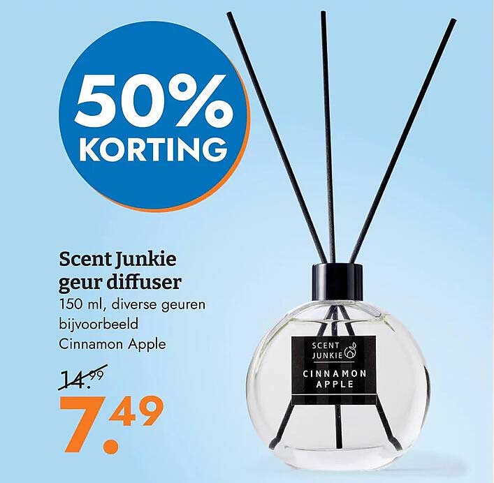 Scent Junkie geur diffuser 50% korting
