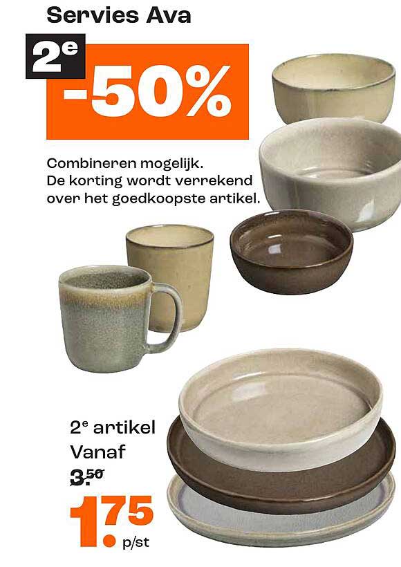 Servies Ava 2e -50%