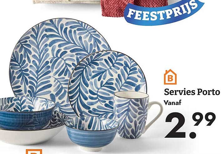 Servies Porto Vanaf