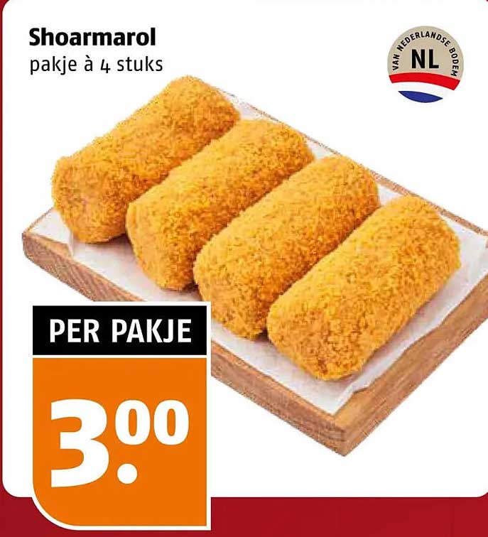 Shoarmarol pakje à 4 stuks