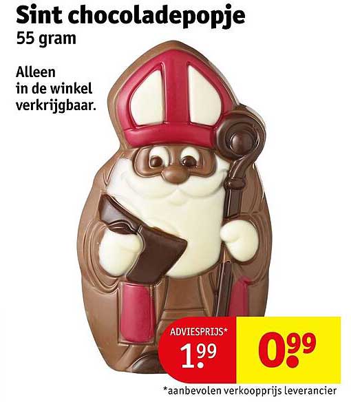 Sint chocoladepoppje 55 gram