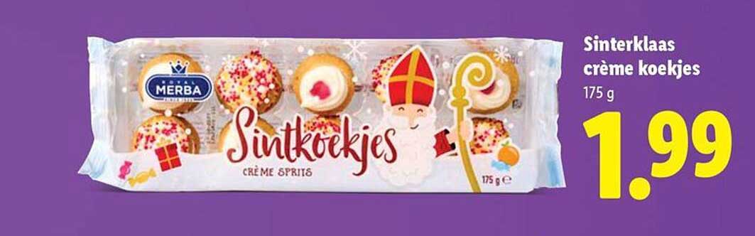 Sinterklaas crème koekjes 175 g