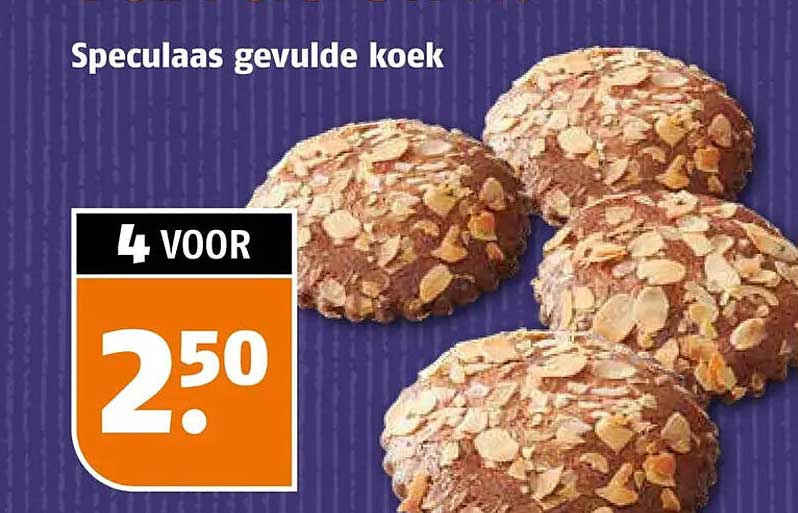 Speculaas gevulde koek