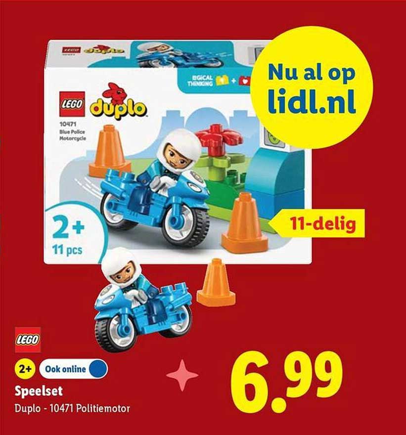 Speelset Duplo - 10471 Politiemotor
