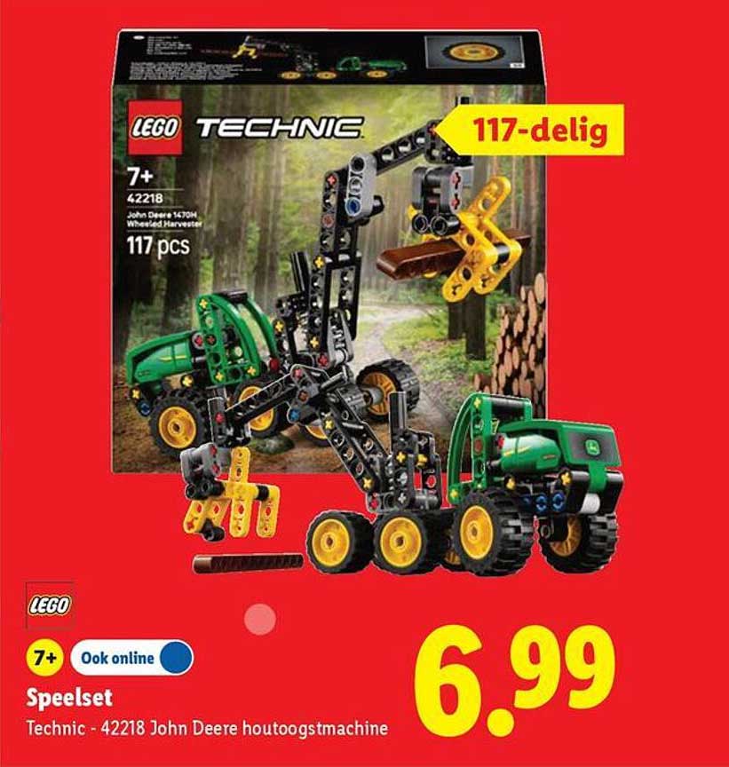 Speelset Technic - 42218 John Deere houtoogstmachine