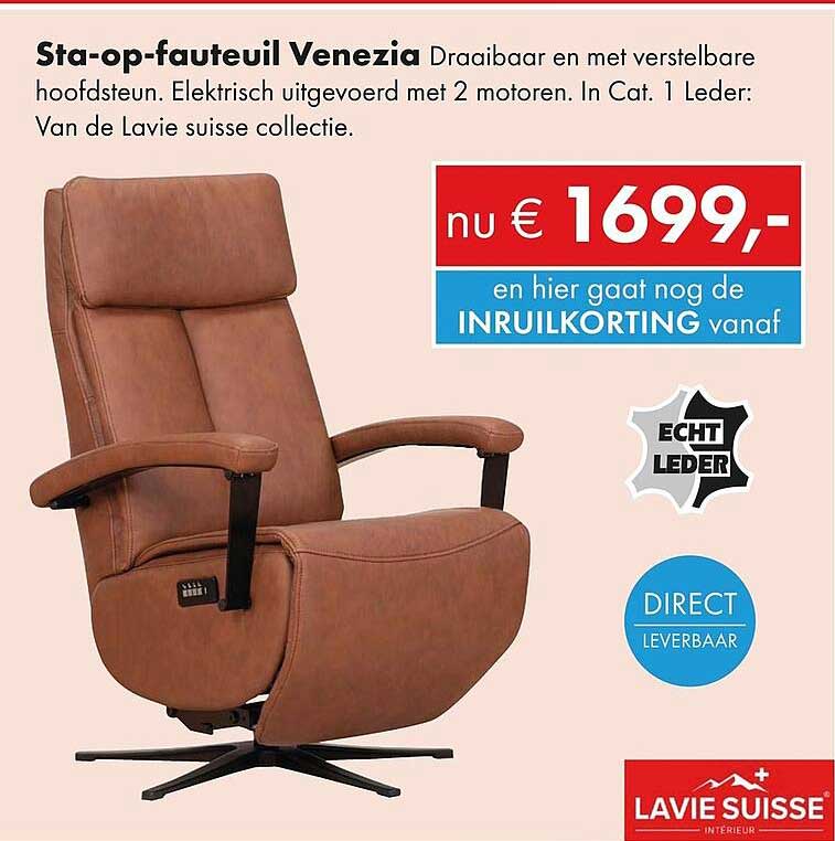 Sta-op-fauteuil Venezia