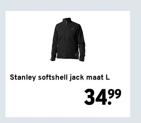 Stanley softshell jack maat L