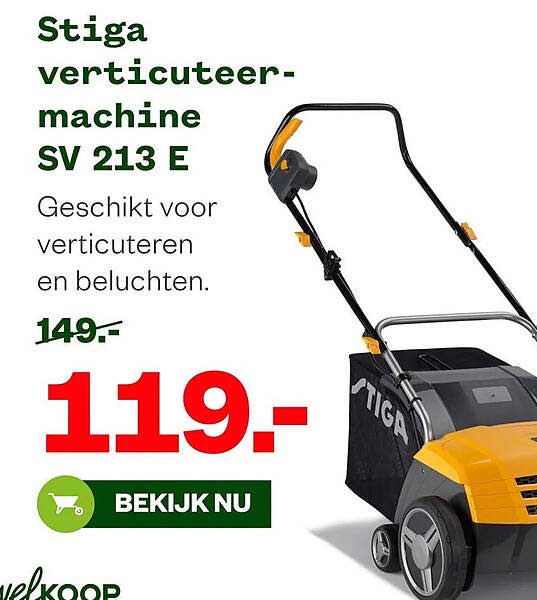 Stiga verticuteer-machine SV 213 E