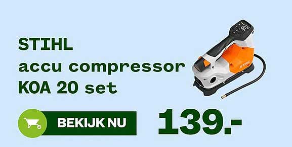 STIHL accu compressor KOA 20 set
