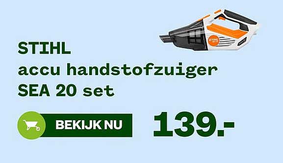 STIHL accu handstofzuiger SEA 20 set