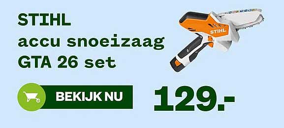 STIHL accu snoeizaag GTA 26 set