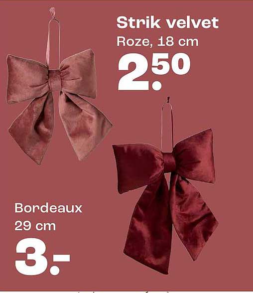 Strik velvet Roze, 18 cm