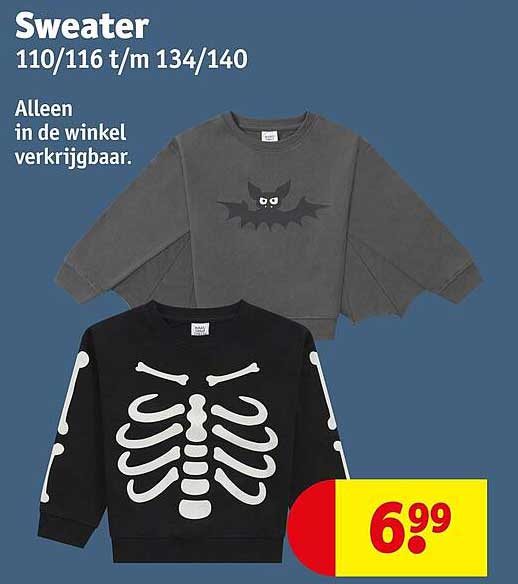 Sweater 110/116 t/m 134/140