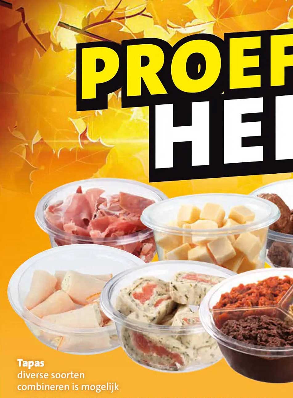 Tapas diverse soorten combineren is mogelijk