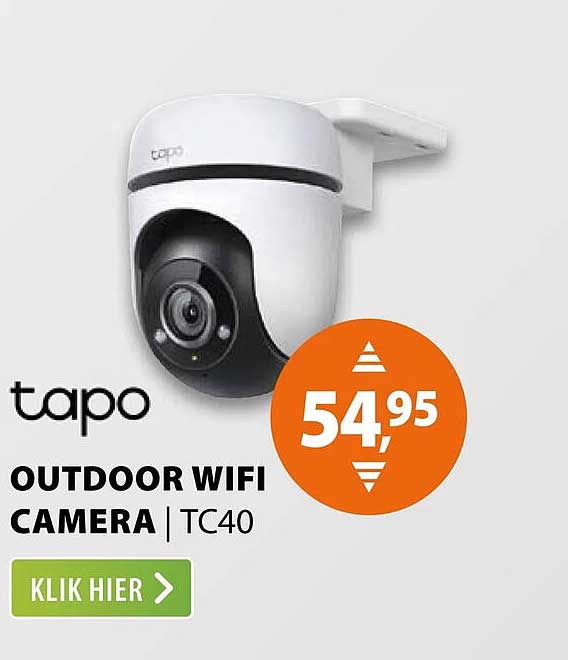 tapo OUTDOOR WIFI CAMERA | TC40