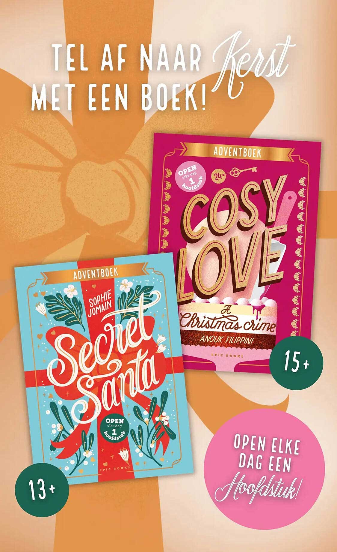 Tel af naar Kerst met een boek!