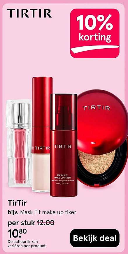 TirTir bijv. Mask Fit make up fixer