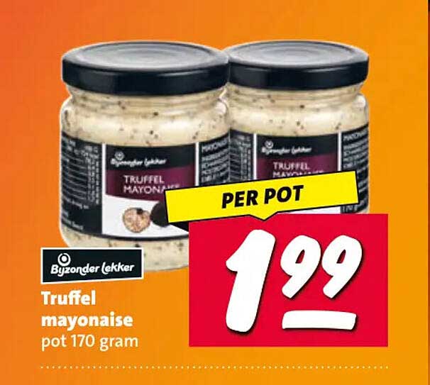 Truffel mayonaise pot 170 gram PER POT