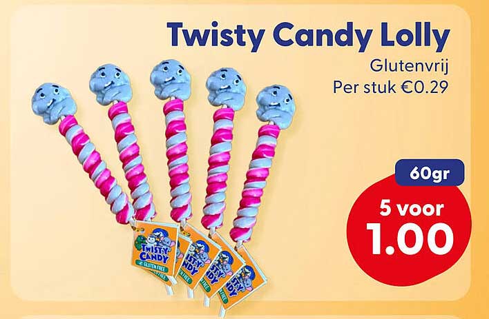 Twisty Candy Lolly Glutenvrij
