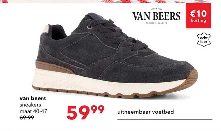 van beers sneakers maat 40-47