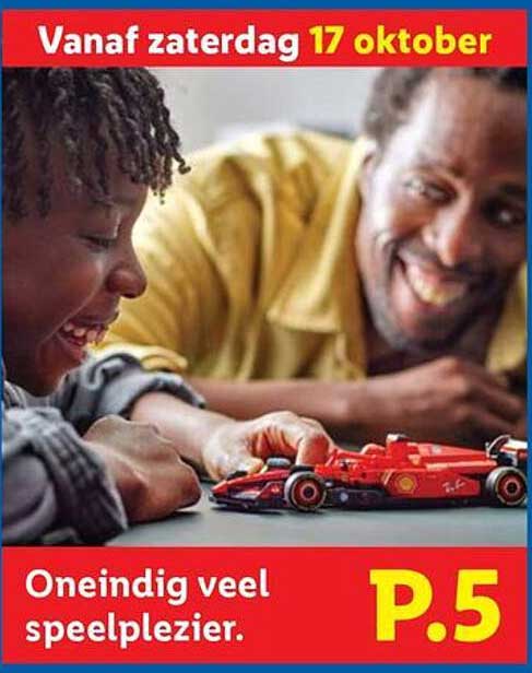 Vanaf zaterdag 17 oktober Oneindig veel speelplezier. P.5