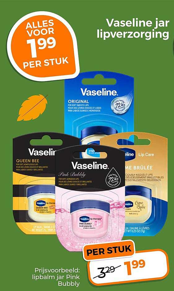 Vaseline jar lipverzorging