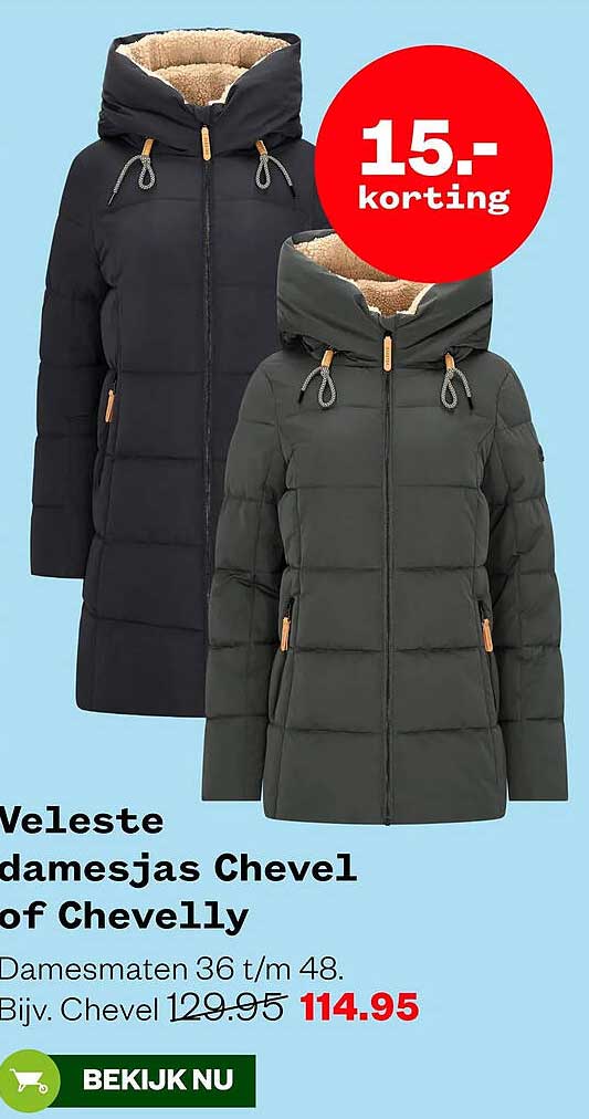 Veleste damesjas Chevel of Chevelly