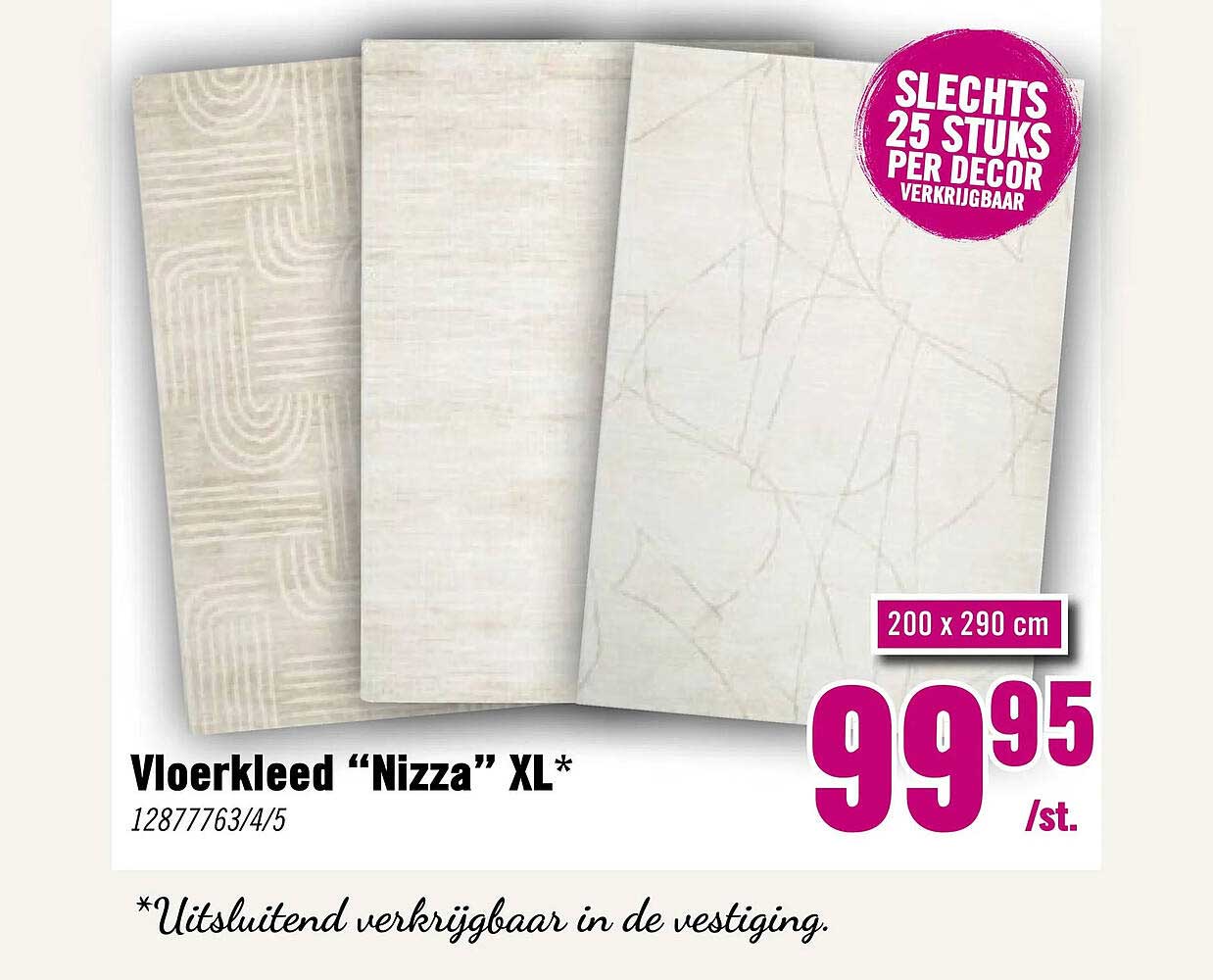 Vloerkleed “Nizza” XL*